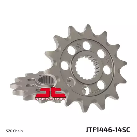 JT Eturatas SC - Itsepuhdistuva JTF1446.14SC - Moottoripyörän eturattaat - D431549 - 1