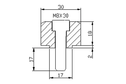 Puig Adapter Rear Mirror Hi-Tech Iv Bmw G310R C/Black - Moottoripyörän peilin kiinnikkeet - D303129 - 1