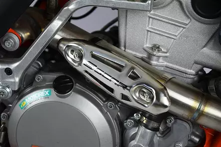 Scar Universal Exhaust Heat Protector - for 4 Strokes - Stainless steel - Moottoripyörän pakoputken osat - D269419 - 2