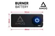 AMOQ Burner spare battery 5300mah - Motorsport varaosat ja tarvikkeet - D524159 - 1