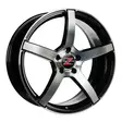 Barzetta Inverno Black Polished alumiinivanne 8.5x19 - 19-tuumaiset alumiinivanteet - 499-172559 - 1