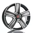 Barzetta Trasportare Titanium Pakettiautoihin alumiinivanne 6.5x16 - 16-tuumaiset alumiinivanteet - 499-70329 - 1