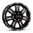 Borbet CW8-8018 black rim window polished matt alumiinivanne 8.0x18 - 18-tuumaiset alumiinivanteet - 499-175289 - 1