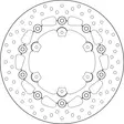 Brembo Serie Oro jarrulevy kelluva - Moottoripyörän jarrulevyt - D190919 - 1