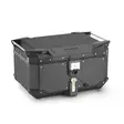 Givi Trekker Outback EVO Black alum. case, 58 ltr, sold without lock, Monokey - Moottoripyörän kovat laukut - D504039 - 1