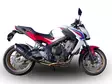 GPR Honda Cb 650 F 2014/16 EC-Approv. full line exhaust catalized Furore Nero - Moottoripyörän pakoputkistot - D423339 - 10