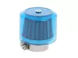 Ilmasuodatin, Air-System, Sininen, Kiinitys Ø 38mm (Ø 70mm x p. 55mm) - Mopon ja skootterin ilmansuodattimet - D134299 - 1