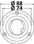 Osculati clever kansiruuvike FUEL 38mm - Kansiruuvike polttoaine - D352709 - 3