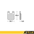 ProX Front Brake Pad KTM60/65SX '97-01 - Moottoripyörän jarrupalat - D138279 - 1