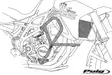 Puig Engine Guards Yamaha Tenere 700 21'- C/Black - Moottoripyörän kaatumaraudat - D466139 - 1