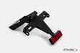 Puig License Support Yamaha Yzf R6 06-07'C/Black Adjust - Moottoripyörän rekisterikilven telineet - D59709 - 1