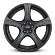 Ronal R55 SUV MATT BLACK alumiinivanne 8.5x18 - 18-tuumaiset alumiinivanteet - 499-183219 - 1