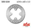 Sbs Jarrulevy Standard - Moottoripyörän jarrulevyt - D241839 - 1