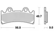 Sbs Jarrupalat Sintered - Moottoripyörän jarrupalat - D2709 - 2