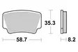 Sbs Jarrupalat Sintered Offroad - Moottoripyörän jarrupalat - D86379 - 1