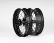 Sixty5 KTM/HVA/GasGas Supermoto Musta/Musta vannesarja 3.5-17/5.0-17 - Moottoripyörän vanteet - D446899 - 1