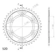 Supersprox / JT Teräs takaratas 1490.42 - Moottoripyörän takarattaat - D26629 - 2