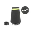 TNT Ilmasuodatin, Speed, Musta, Kiinitys Ø 28/35mm, (Ø 70 - 48mm x p. 100mm) - Mopon ja skootterin ilmansuodattimet - D144169 - 1