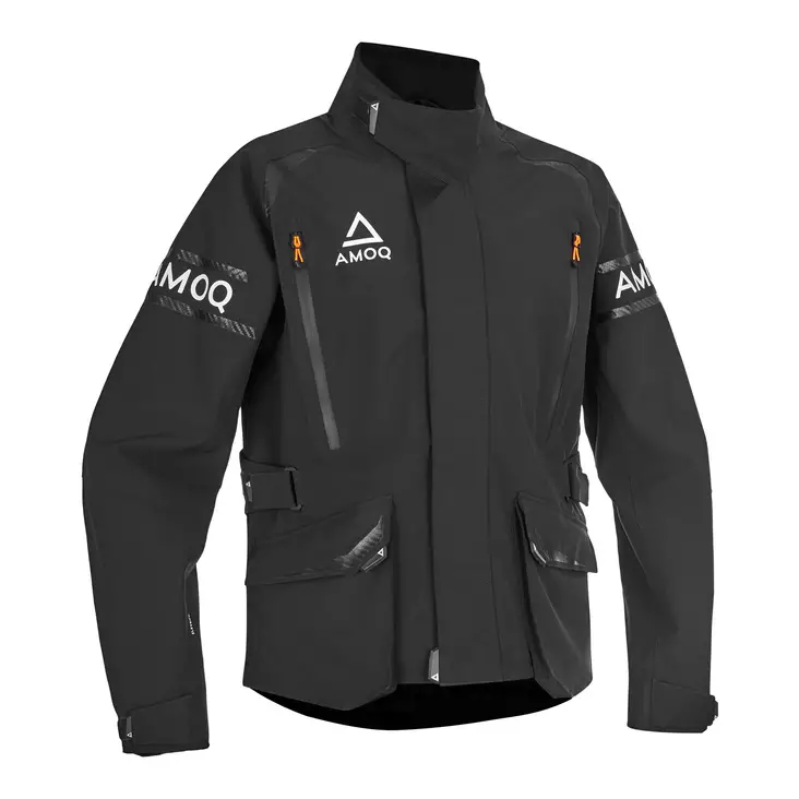 AMOQ Trophy V2 Enduro Takki Musta/Oranssi - Kelkkatakit - D545939 - 1