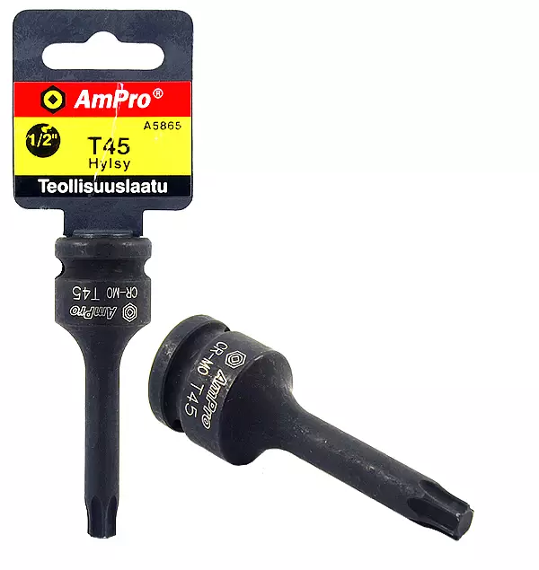 Torx-voimakärkihylsyt 1/2" ampro - Hylsyt ja voimahylsyt - LX4509 - 1