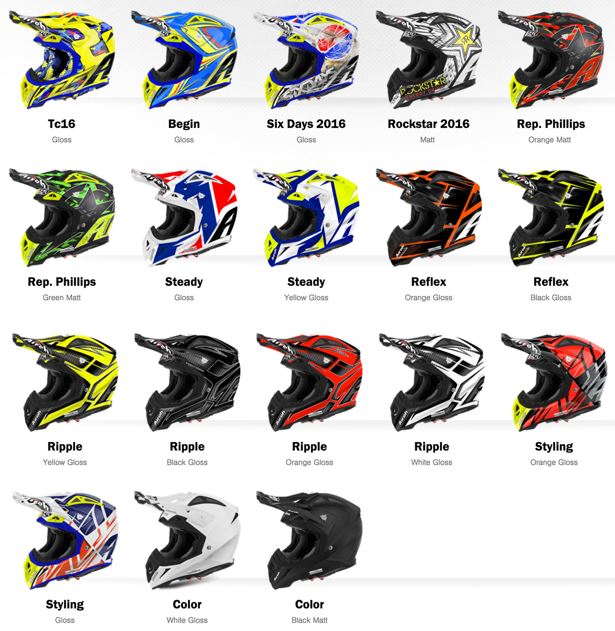 Airoh Aviator 2.2 Lippa Styling kiiltävä - Offtoad kypärien lipat - D188219 - 1