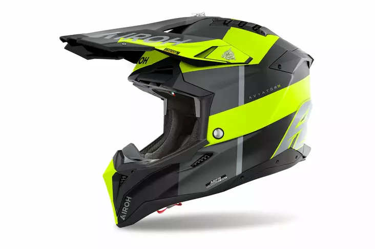 Airoh Kypärä Aviator 3 Monarch Keltainen Matt - Crossikypärät - D506749 - 1