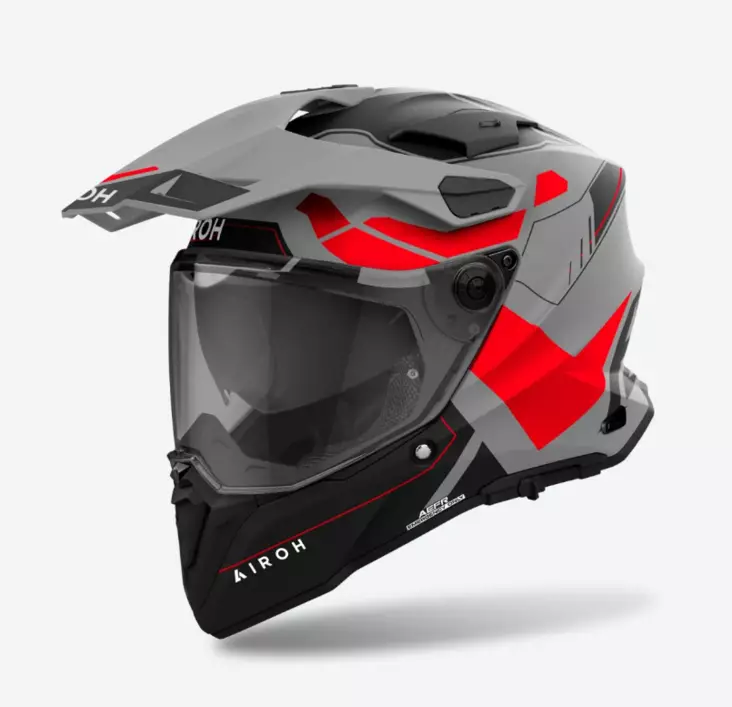 Airoh Commander 2 Reveal seikkailukypärä punainen - Adventure kypärät - D493889 - 1