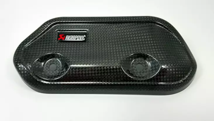 Akrapovic Carbon lämmönsuoja KX250F 2009-/450F 2016-,RM-Z250 2010-18/450 2008- - Moottoripyörän pakoputken osat - D309929 - 1