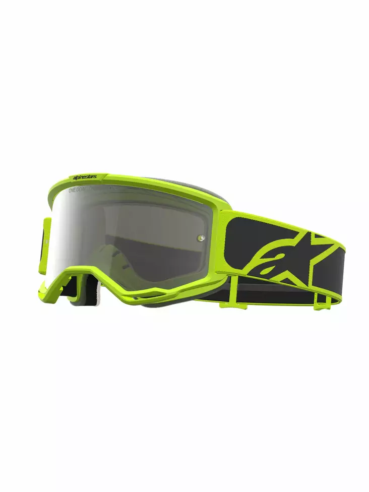 Alpinestars Ajolasit Vision 5 Rora Musta Keltainen Fluo Peili Hopea - Crossilasit - D543999 - 1