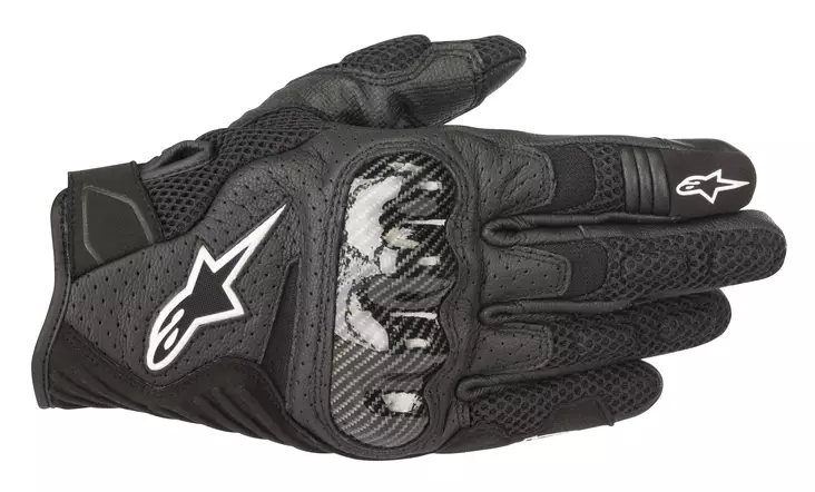 Alpinestars Käsine SMX-1 Air v2 musta - Moottoripyörä ajohanskat - D237769 - 1