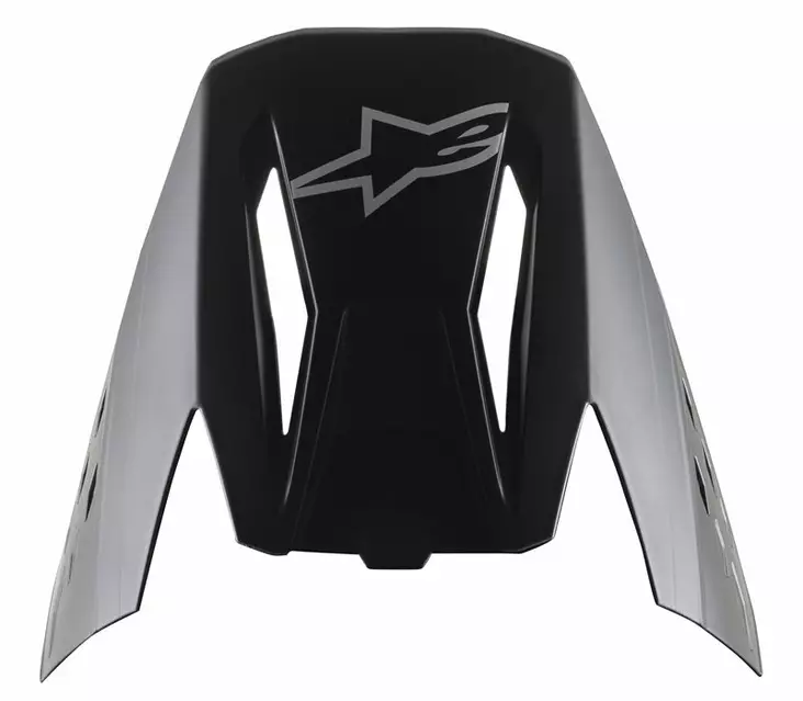 Alpinestars Lippa S-M5 SOLID Mattamusta - Offtoad kypärien lipat - D444099 - 1
