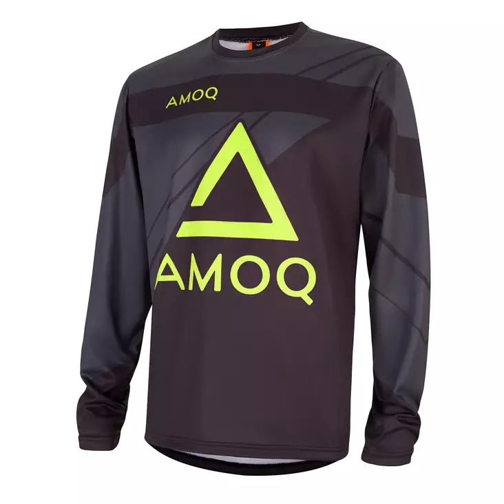 AMOQ Snowcross kisapaita hengittävä - Musta/Harmaa/HiVis - Kelkkatakit - D475189 - 1