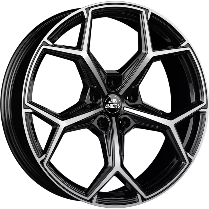 Antera A101 Piano Black Diamond alumiinivanne 9.50x22 - 22-tuumaiset alumiinivanteet - 499-163609 - 1