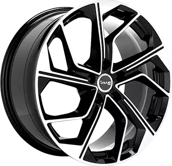 Avus Velgen AC-522 Gloss Black / Polished alumiinivanne 8.0x18 - 18-tuumaiset alumiinivanteet - 499-152279 - 1