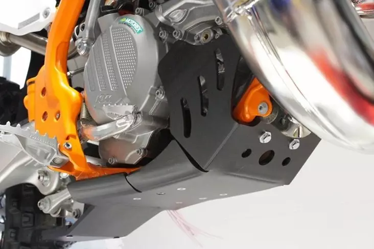 AXP Xtrem HDPE Skid Plate Black KTM 250SX/XC/300XC/Husqvarna TC250/TX300 17-18 - Moottoripyörän pohjapanssarit - D243639 - 1