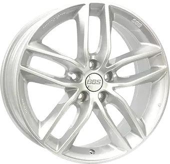 BBS SX Crystal Silver alumiinivanne 8.0x18 - 18-tuumaiset alumiinivanteet - 499-182919 - 1