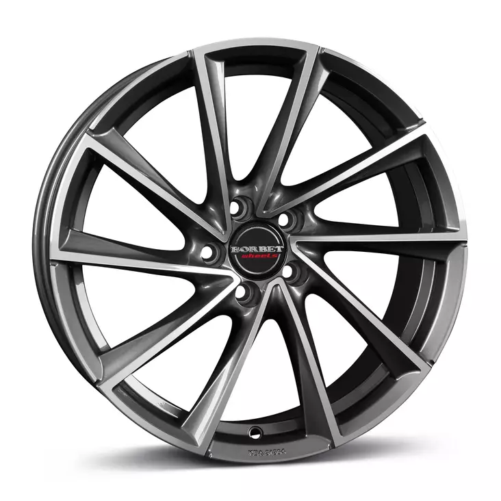 Borbet VTX 80837 graphite polished alumiinivanne 8x18 - 18-tuumaiset alumiinivanteet - 499-93479 - 1