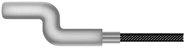 Bowden cable 2500 mm - Tarvikevaraosat - 6302829 - 1
