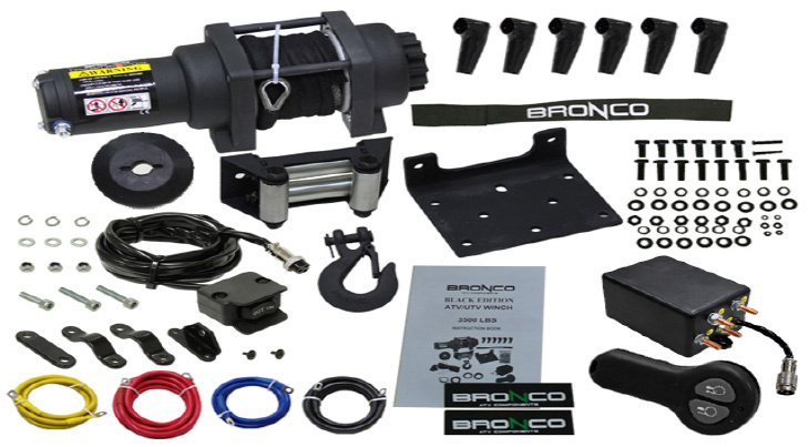 Bronco Vinssi Black Edition 3500 - Moottorikelkan nostimet / siirtolaitteet - D159899 - 1