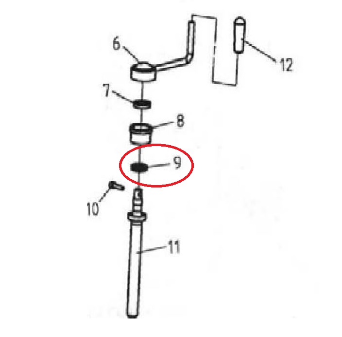 Bronco Veivin laakeri 51104 niittyleikkuri 77-12490 - Työlaitteiden varaosat ja tarvikkeet - D460619 - 1