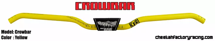 CFR Crow Ohjaustanko Banana Keltainen - Moottorikelkan ohjaustangot - D304419 - 1