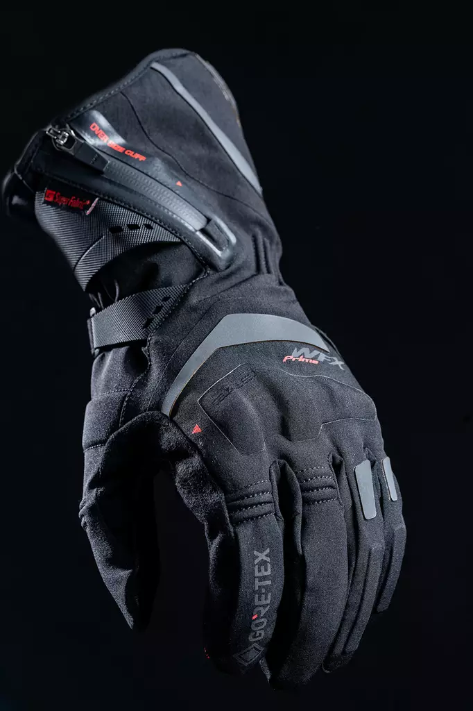 Five Hanska WFX Prime Gore-Tex Musta - Moottoripyörä ajohanskat - D356119 - 1