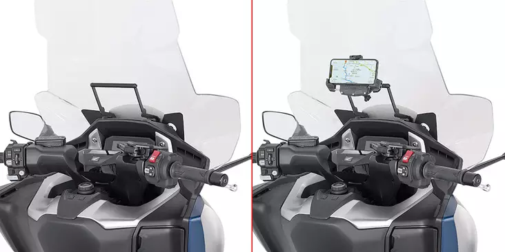 GIVI FAIR. UPP. BRACK. HONDA FORZA 750 (2021) - Moottoripyörän katteet ja tuulenohjaimet - D410519 - 1