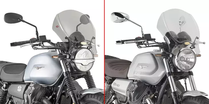 Givi KIT ATT. MOTOGUZZI V7 STONE (2021) - Moottoripyörän katteet ja tuulenohjaimet - D417569 - 1