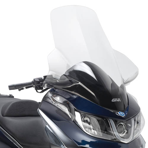 Givi Specific screen, transparent 85,5 x 69 cm (H x W) X10 125-350-500 (12>14) - Moottoripyörän katteet ja tuulenohjaimet - D163339 - 1