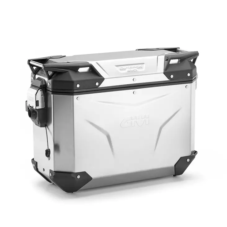 Givi Trekker Outback EVO alum. side-case right, 37 ltr, sold without lock - Moottoripyörän kovat laukut - D504029 - 1