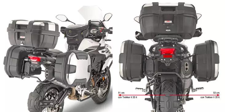 GIVI TUB.PAN.HOLD.BENELLI TRK502X - Kiinnityssarjat ja tavaratelineet - D403839 - 1