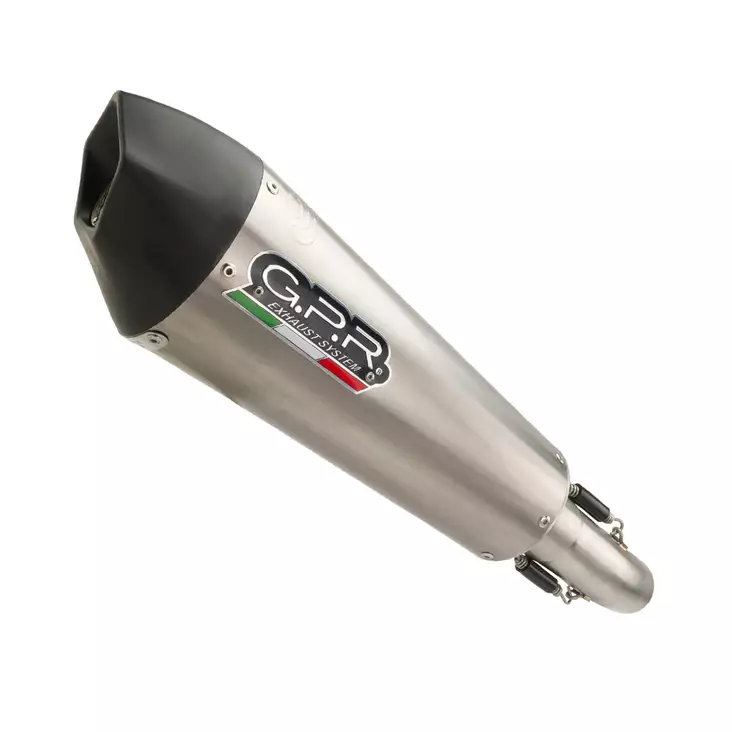 GPR Honda Crossrunner 800 2017/20 e4 EC-Approv. slip-on exhaust GP Evo4 Titanium - Moottoripyörän äänenvaimentimet - D425959 - 1