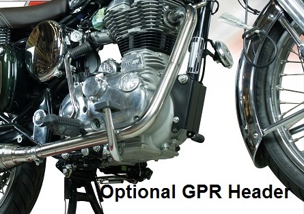 GPR Royal Enfield Classic / Bullet Efi 500 2009/16 Decat pipe manifold Decataliz - Moottoripyörän väliputket - D422289 - 1