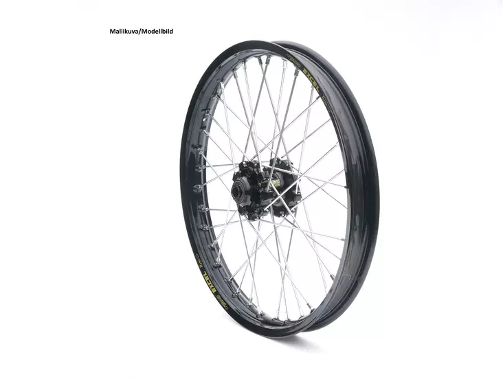 Haan wheel Tenere 700 21-2,15 BLACK HUB/BLACK RIM - Moottoripyörän vanteet - D366389 - 1